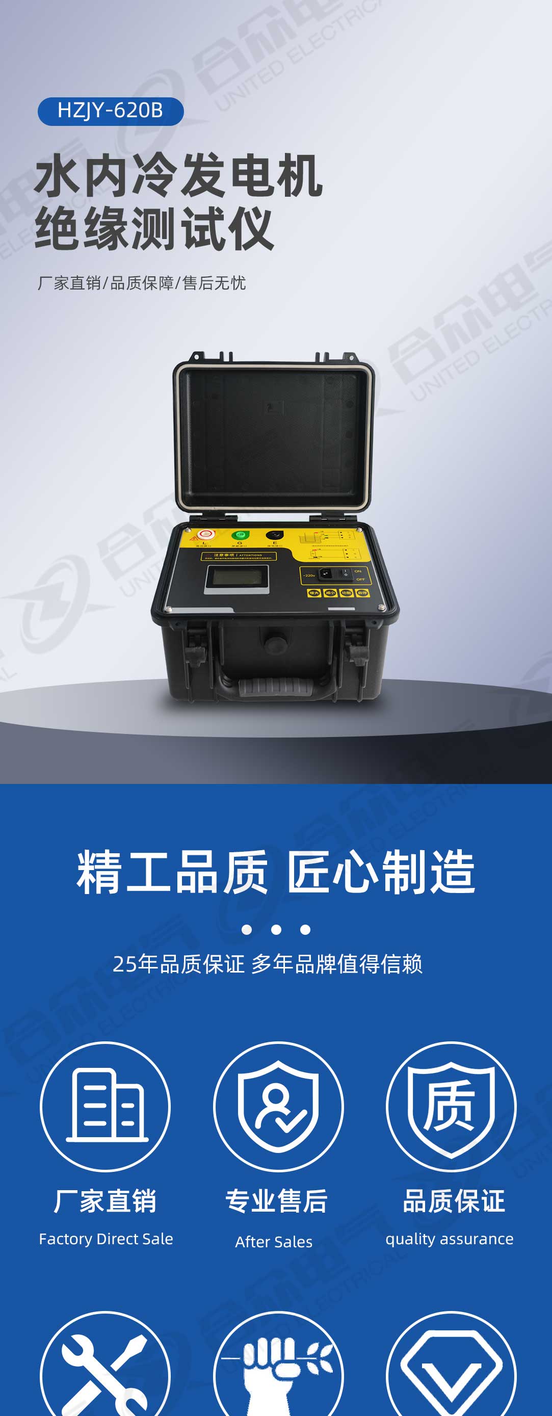 水内冷发电机绝缘电阻测试仪