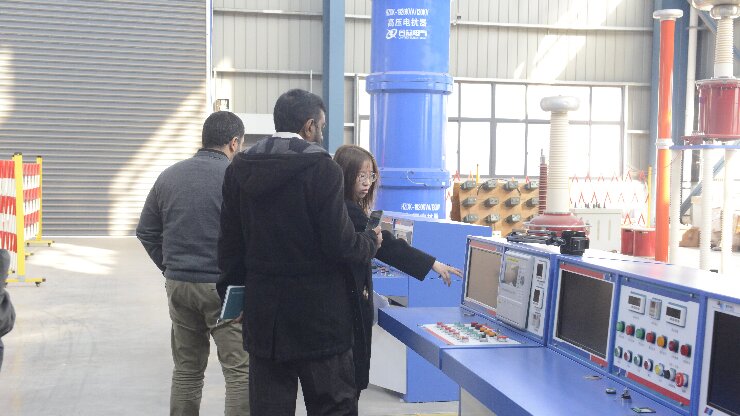 国外客户到访合众电气